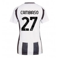 Camiseta Juventus Andrea Cambiaso #27 Primera Equipación para mujer 2024-25 manga corta